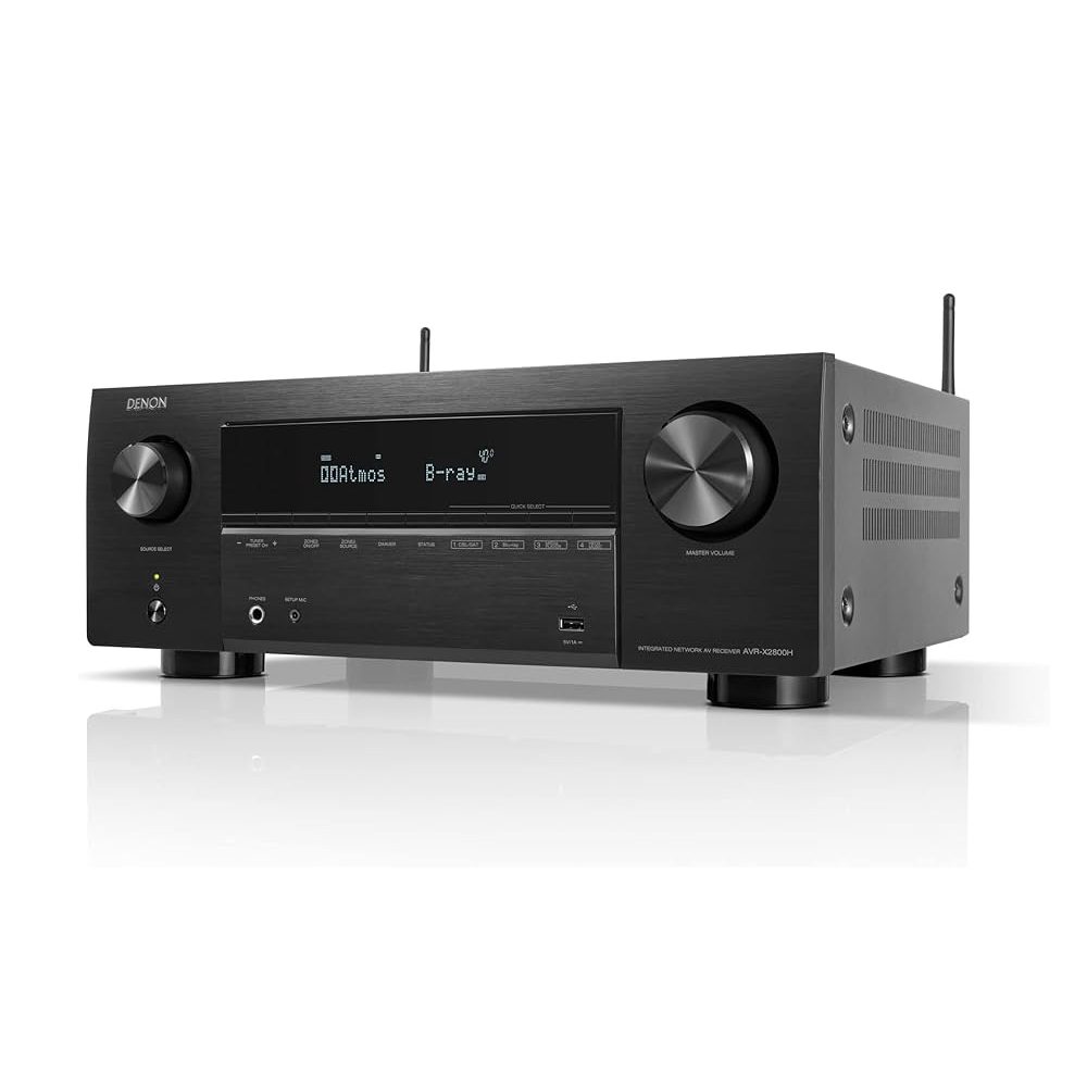 89wd23 Denon AVR-X2800H 7.2 Channel Home Theater Receiver with Dolby Atmos, Bluetooth, Airplay, Amazon Alexa