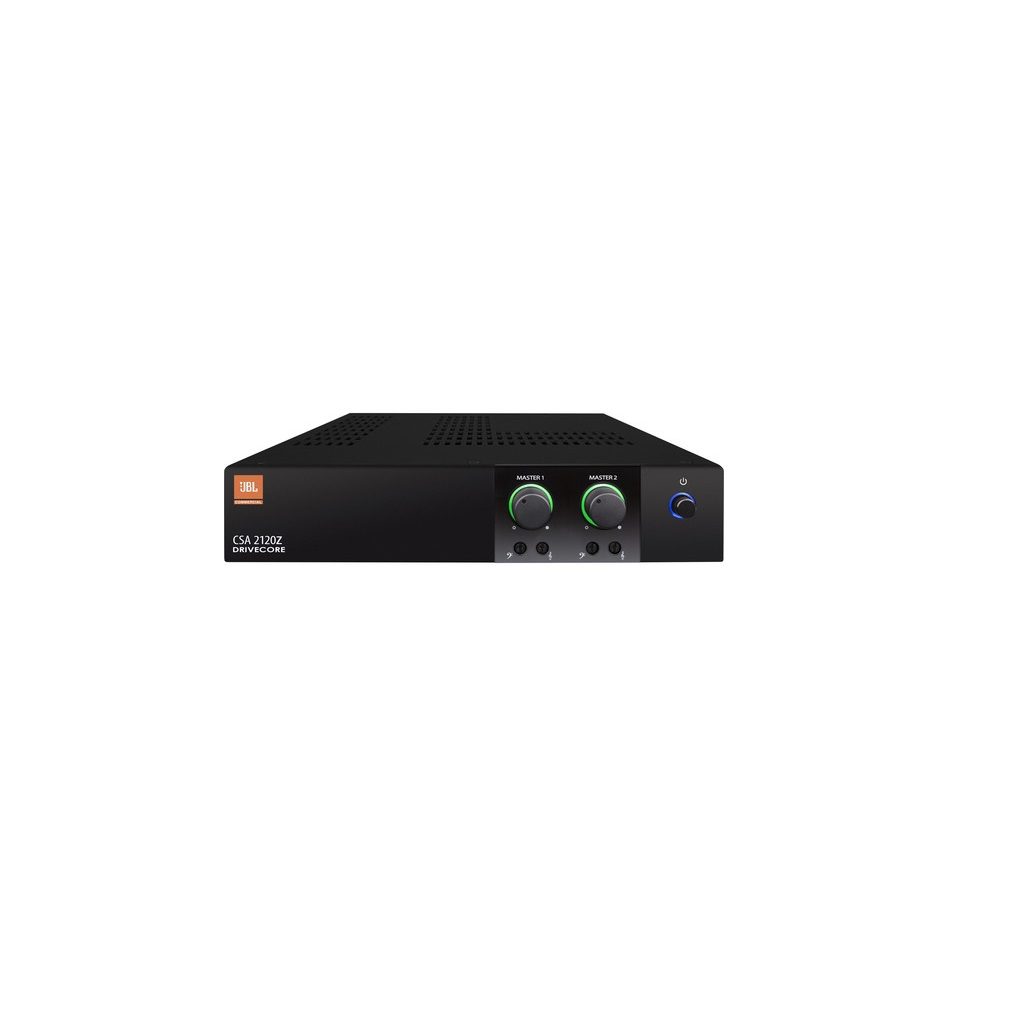 JBL-NCSA2120Z-U-EU-1.jpg JBL NCSA2120Z-U-UK 2 x 120W DriveCore Amplifier, Fanless, 4ohm/8ohm/70V/100V, 1U Half-Rack