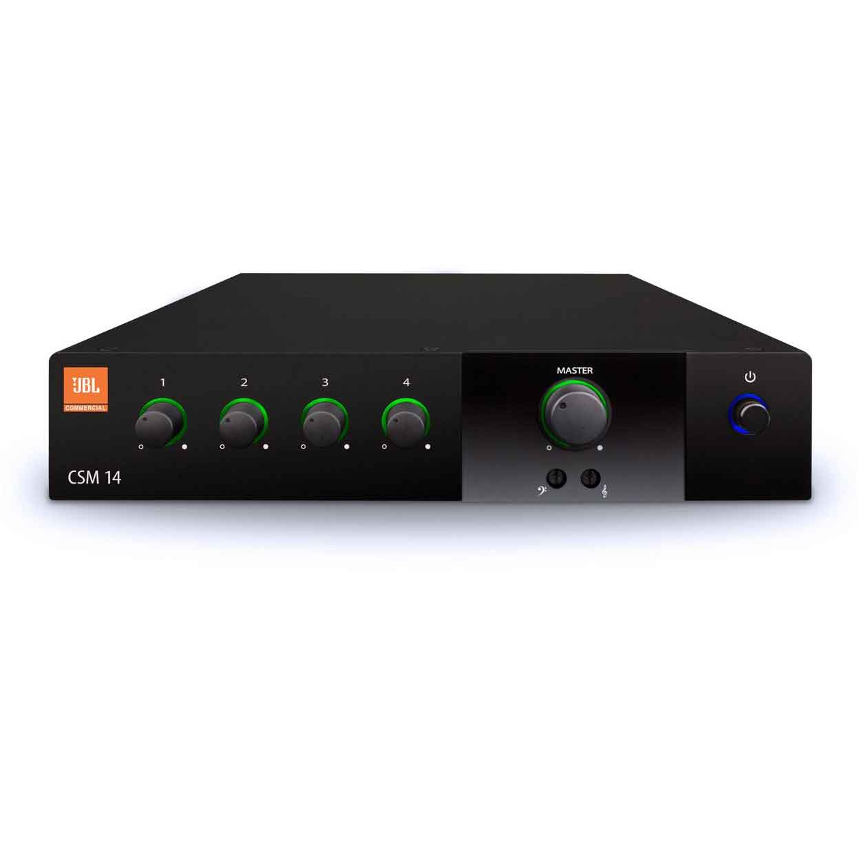 csm14.jpg JBL CSM 14 ā Four Inputs/One Output Commercial Series Mixer