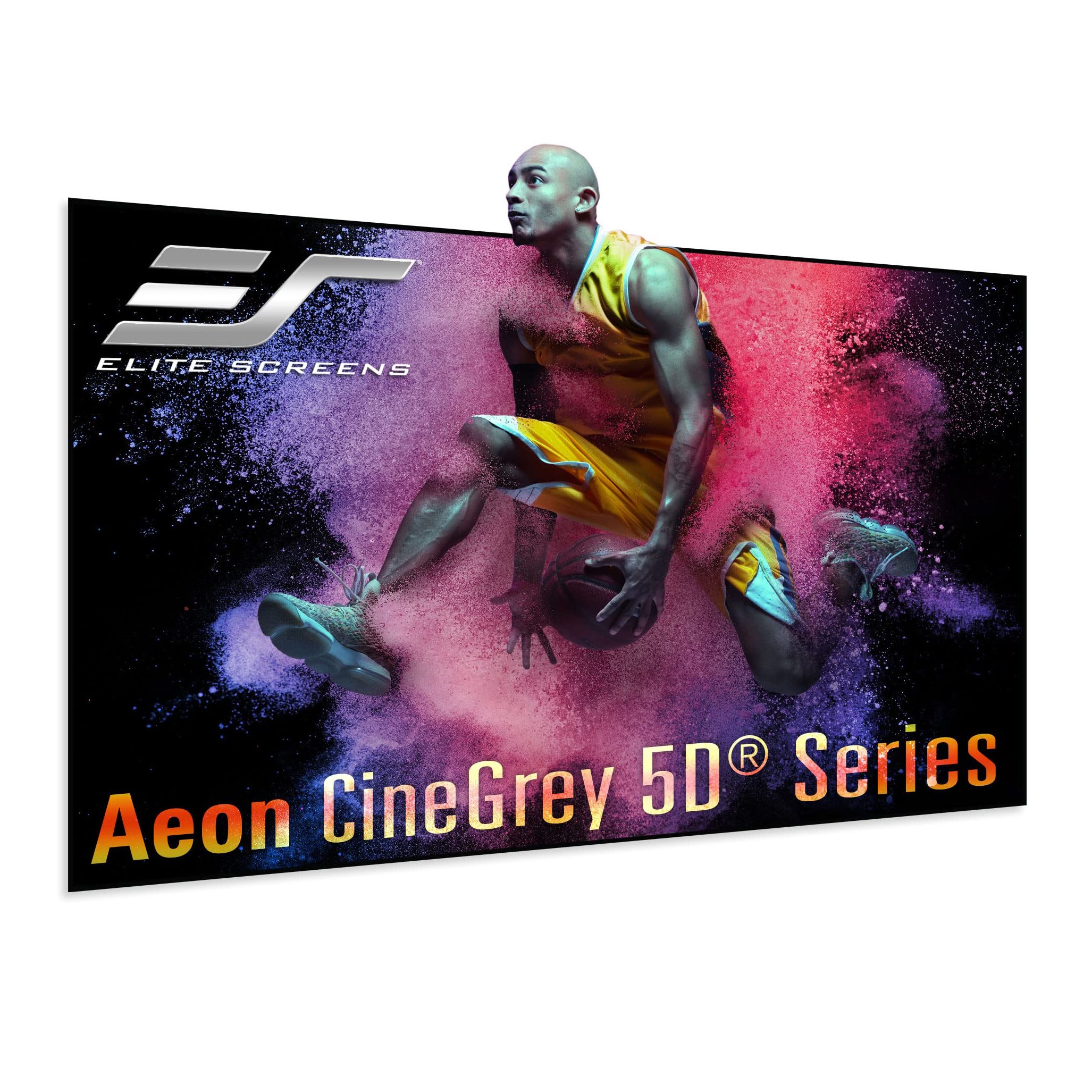 2s3d Elite Aeon CineGrey 5D Series ALR Fixed Frame Projector Screen ā 16:9 Aspect Ratio, 4K/8K, Ultra HD, 3D, Home Theater, Standard Throw Projectors