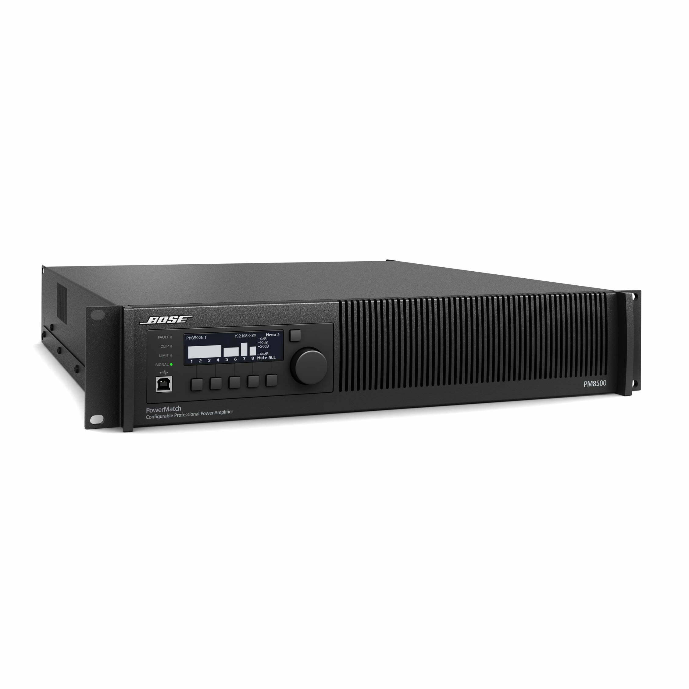 Bose PowerMatch PM8500 8 channel Power Amplifier 4000W, 4ohms
