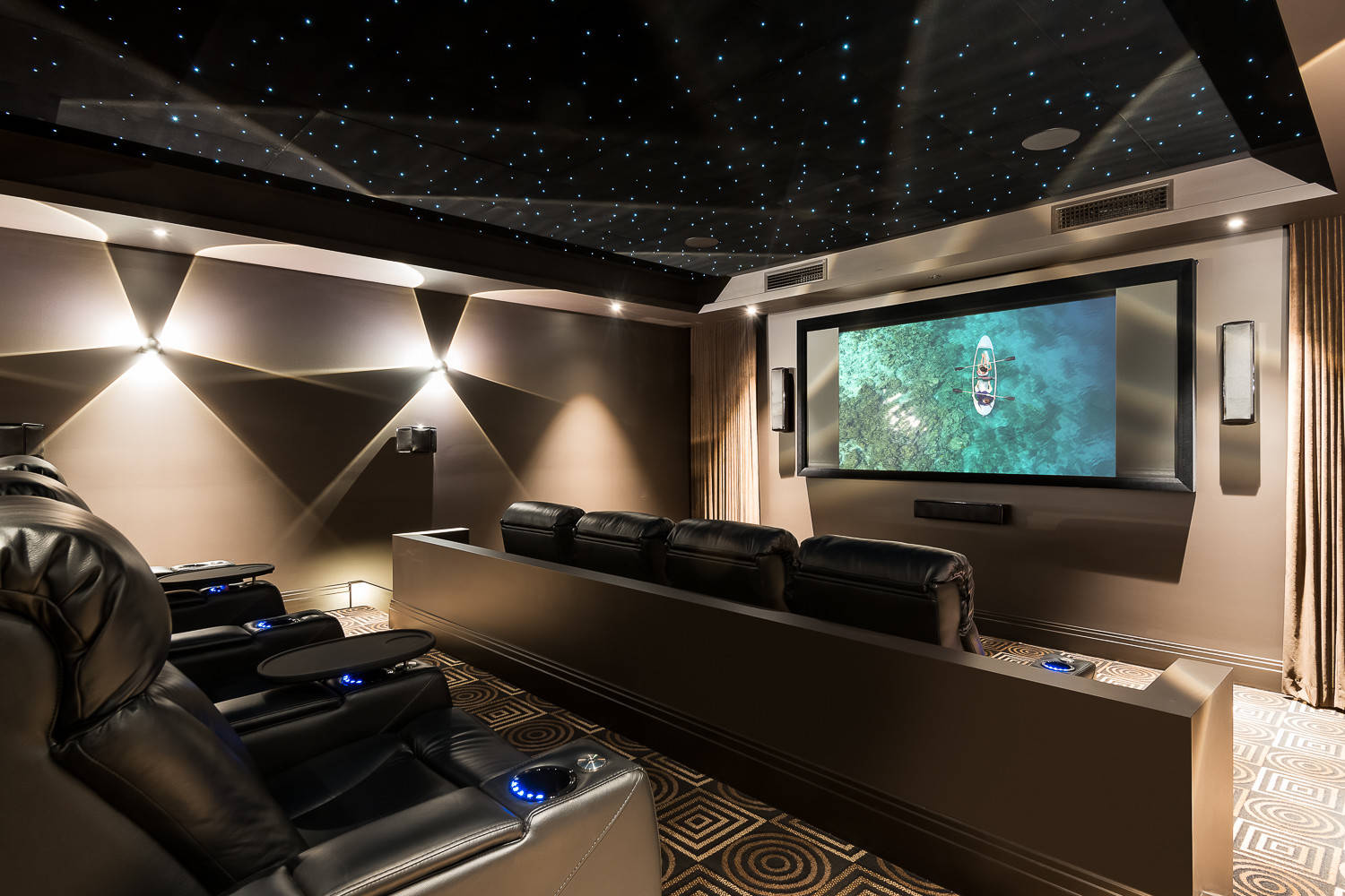 Home cinema installation in Dubai